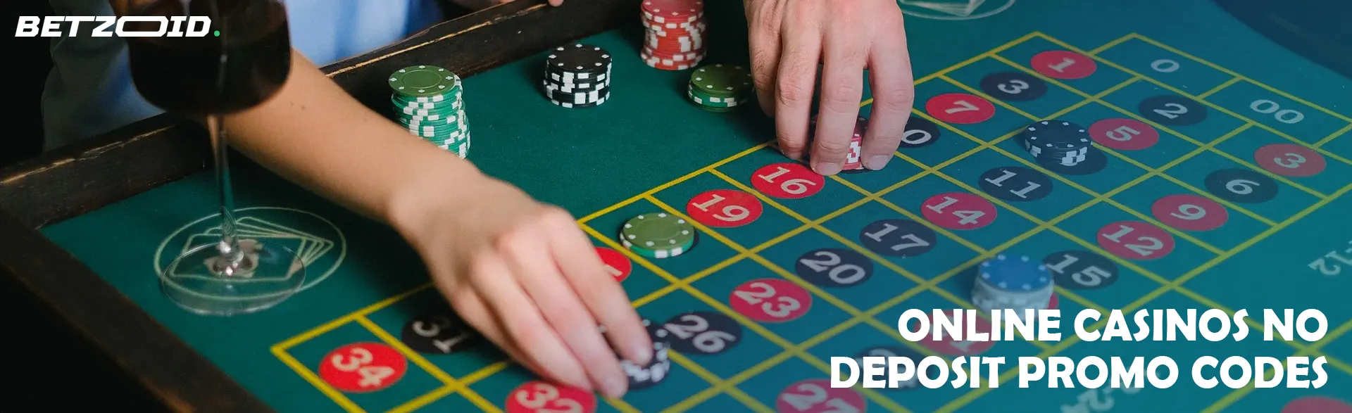 Players place bets on a roulette table.