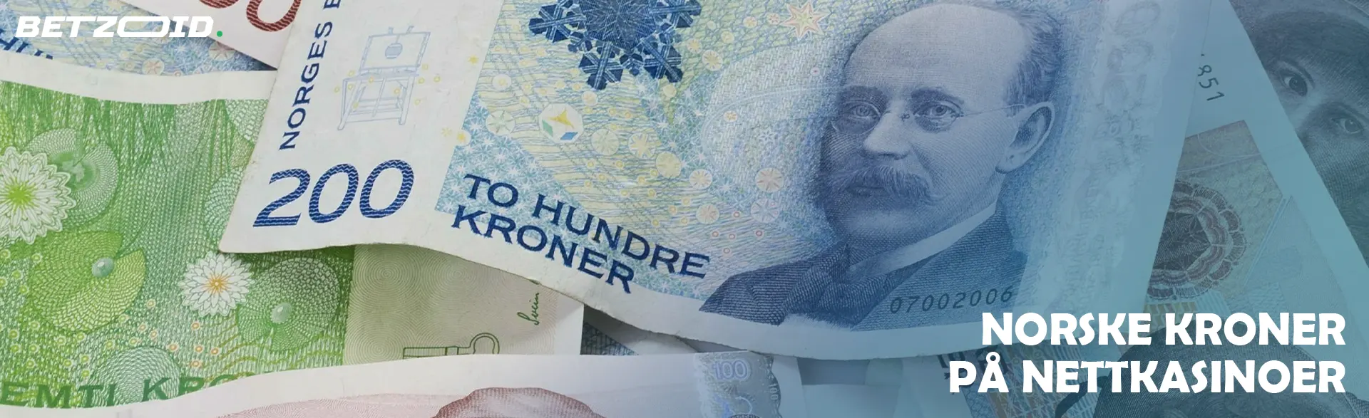 Norske krone-sedler.