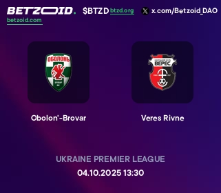 Obolon'-Brovar - Veres Rivne