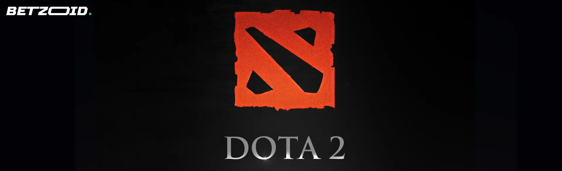 DOTA 2 logó sötét háttér előtt.