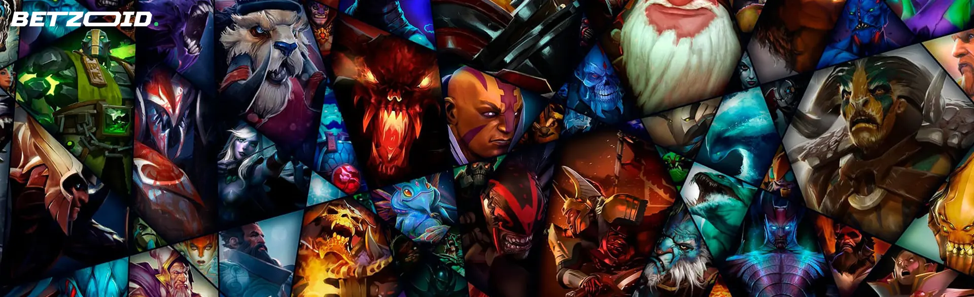 Karakterek a Dota 2 játékból.