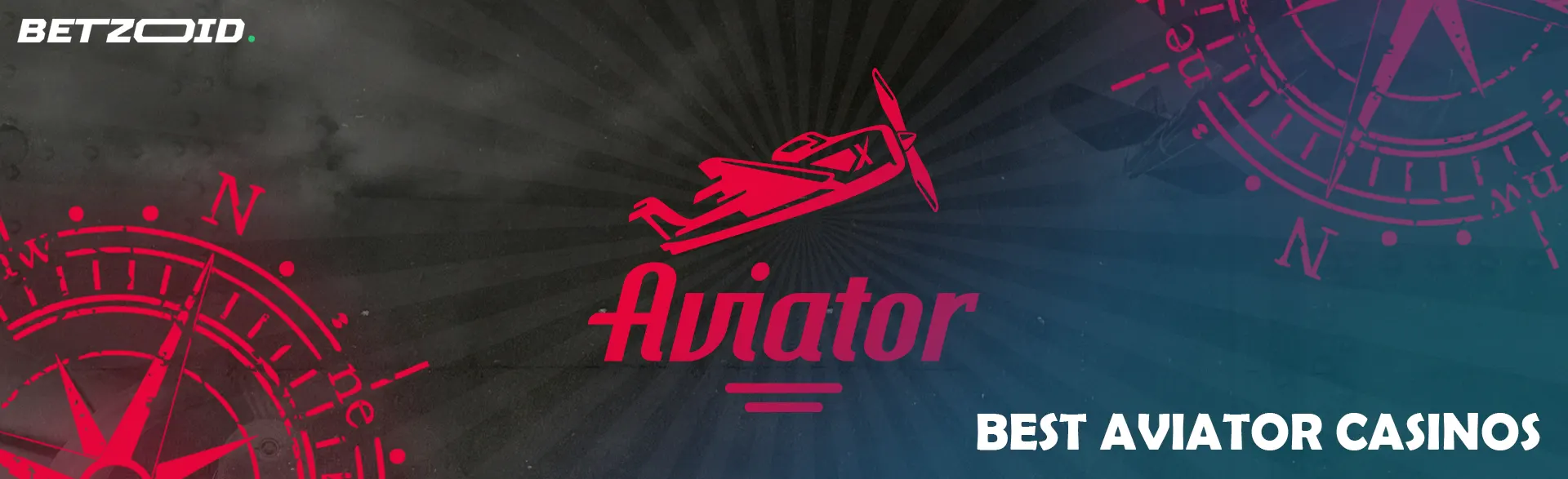 Aviator logo on a gray background.