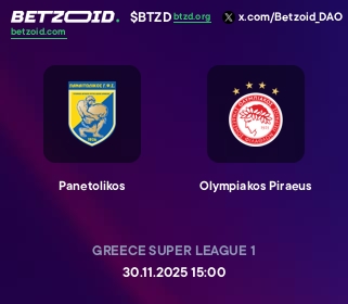 Panetolikos - Olympiakos Piraeus
