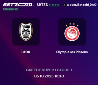 PAOK - Olympiakos Piraeus