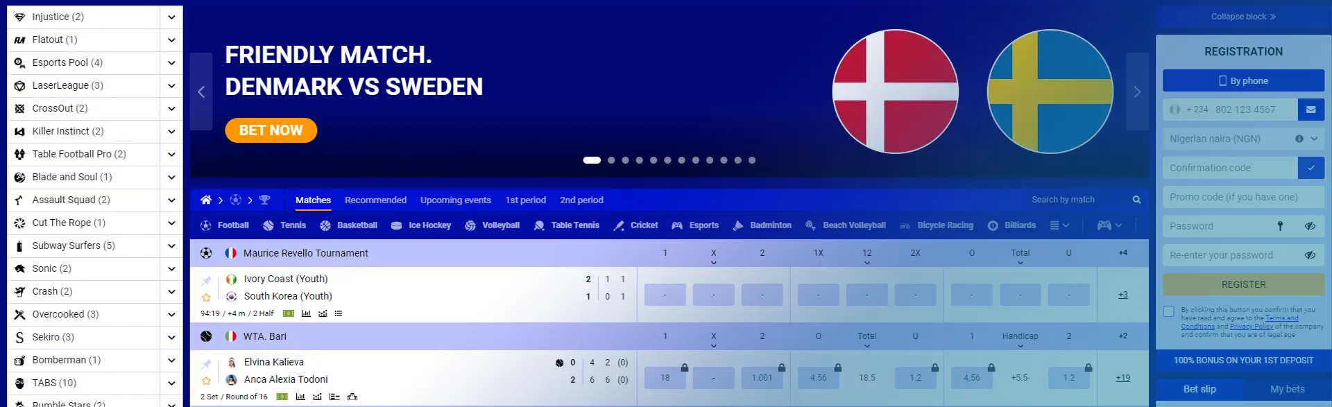 Review of sport matches on the Paripesa betting site.