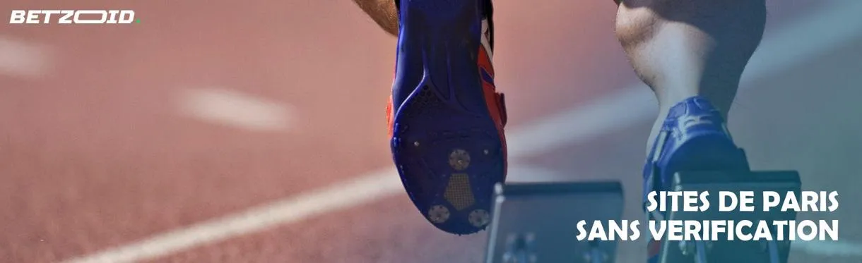 Le départ du coureur depuis le tapis roulant.