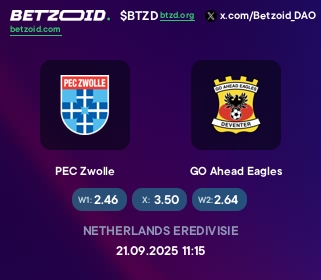PEC Zwolle - GO Ahead Eagles