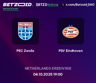 PEC Zwolle - PSV Eindhoven