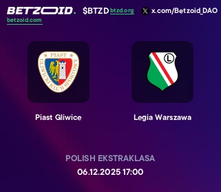 Piast Gliwice - Legia Warszawa
