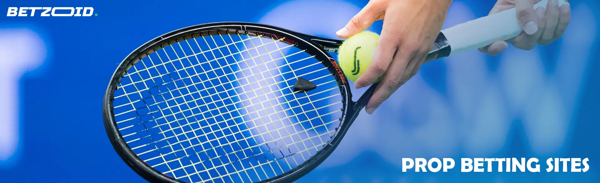 The player prepares to serve the tennis ball.