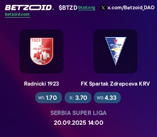 Radnicki 1923 - FK Spartak Zdrepceva KRV
