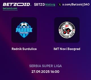 Radnik Surdulica - IMT Novi Beograd