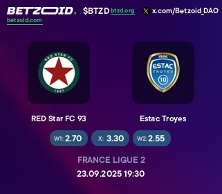 RED Star FC 93 - Estac Troyes