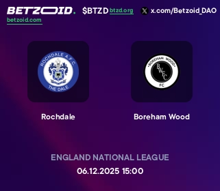 Rochdale - Boreham Wood