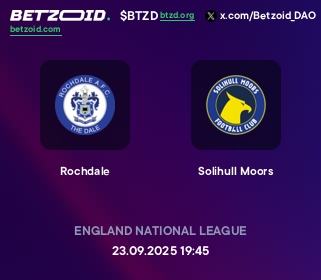 Rochdale - Solihull Moors