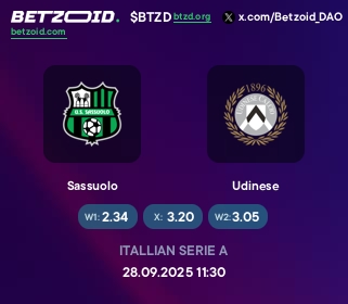 Sassuolo - Udinese