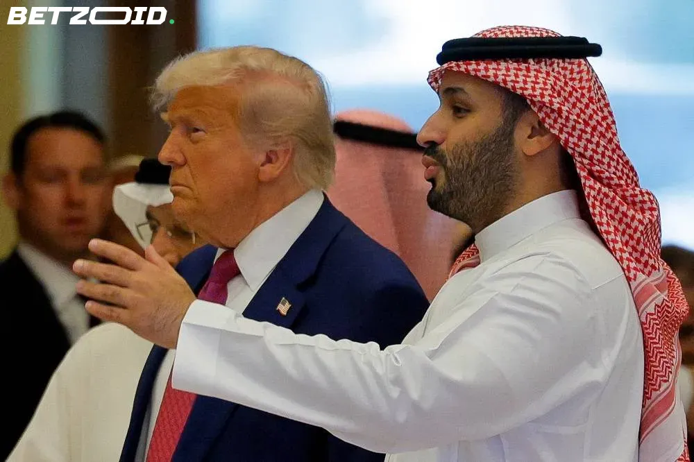 Saudi Arabia Showcases 2034 World Cup Stadiums to Trump During Investment Forum.