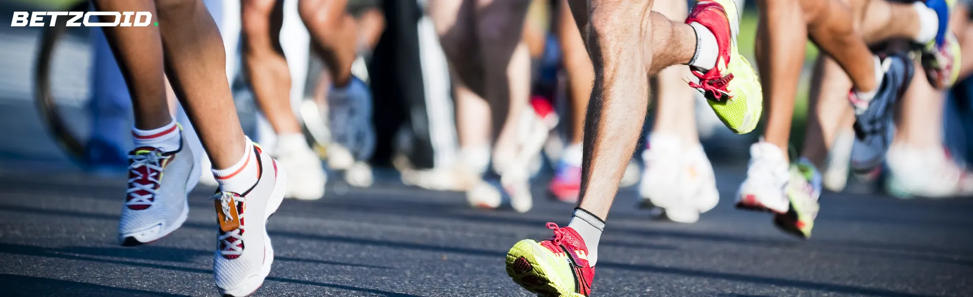 Běžci během závodu.