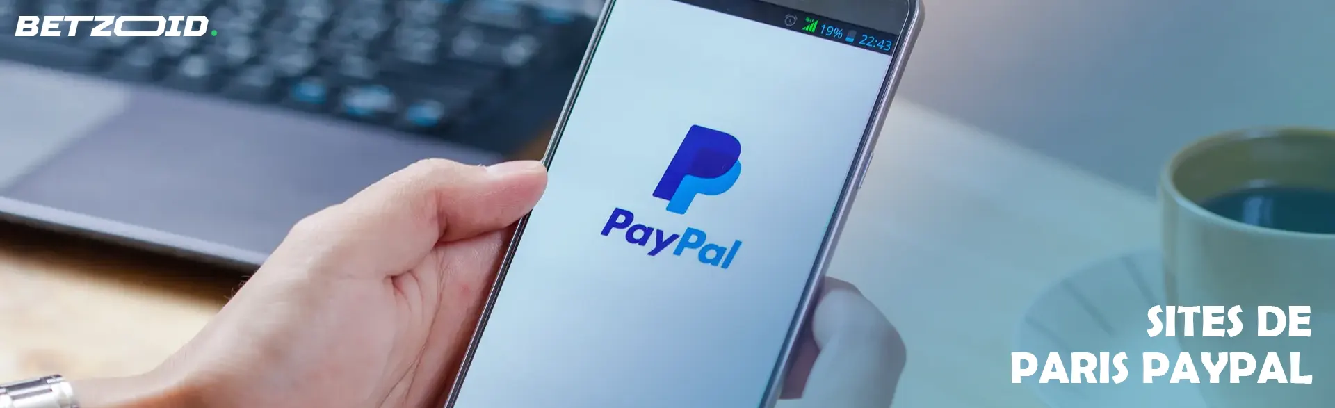 Logo Paypal sur un smartphone.