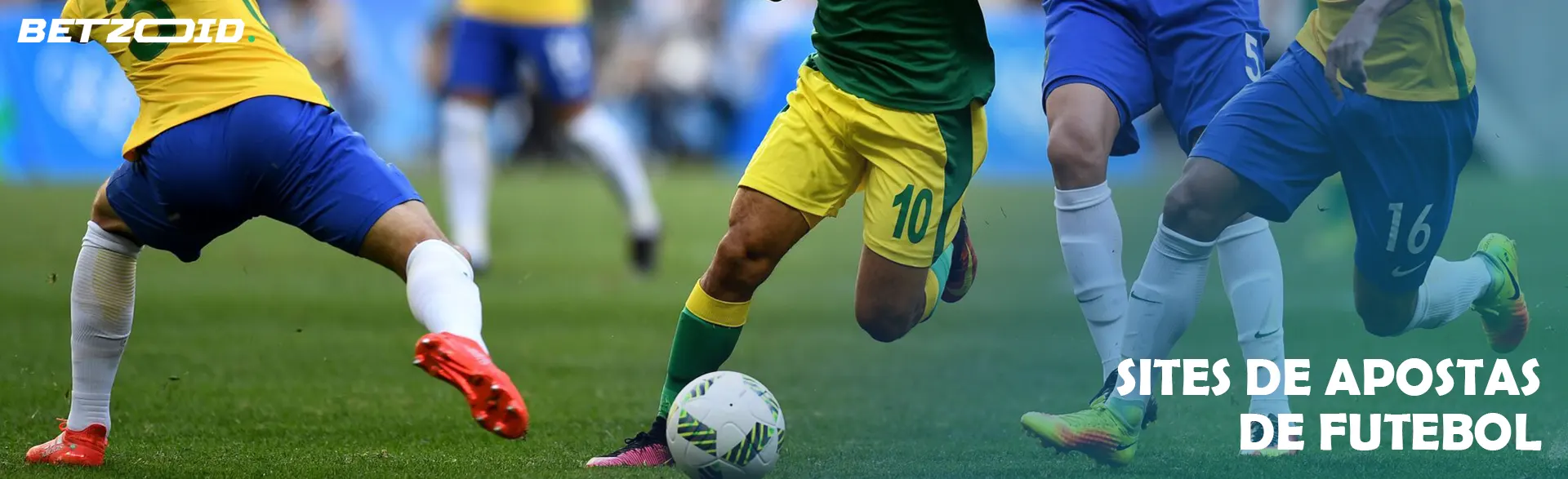 Jogadores de futebol em ação durante uma partida.