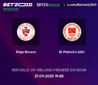 Sligo Rovers - St Patrick's Athl.