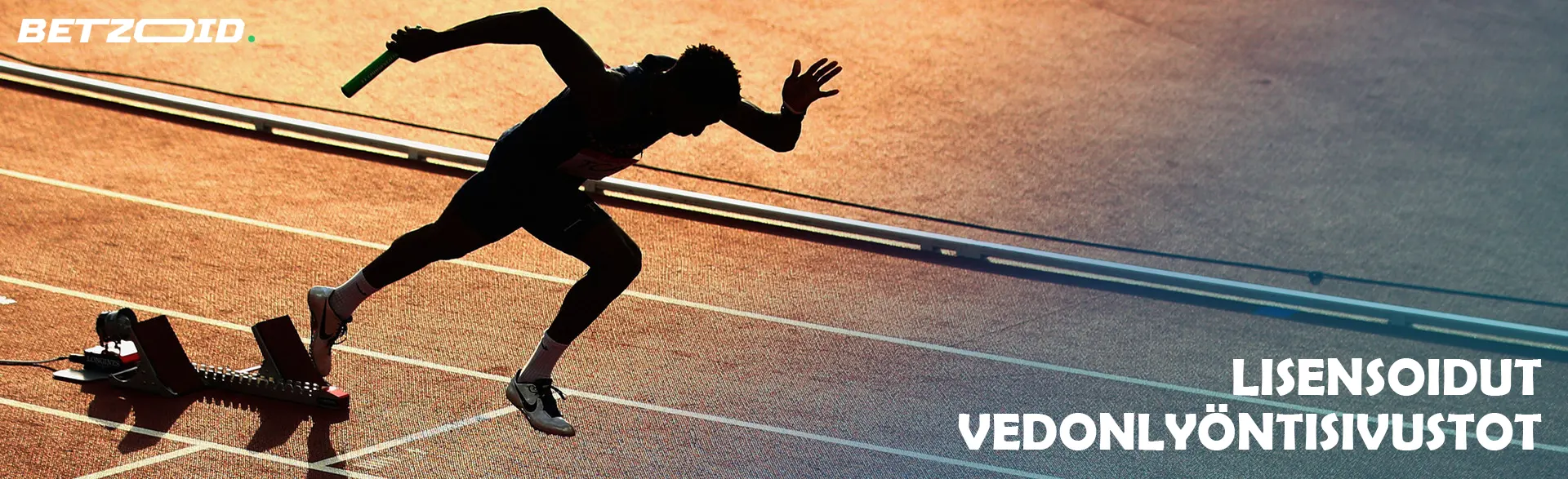 Kilpailun aikana juoksija lähtee liikkeelle.