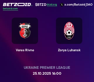 Veres Rivne - Zorya Luhansk