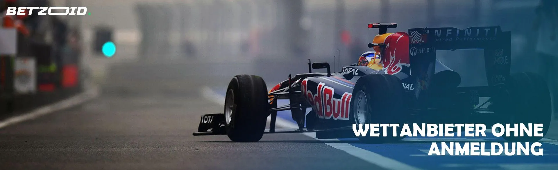 Formel-1-Auto auf der Strecke.